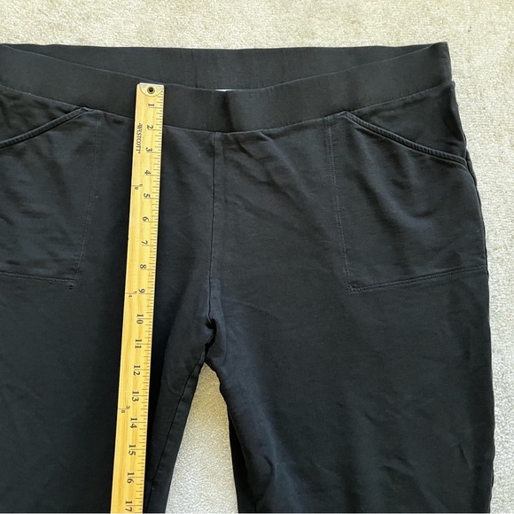 PURE JILL PULL ON SOFT PANTS W/ LEG HEM RUCHING DETAIL SIZE XL MINIMALIST COMFY - Picture 7 of 9